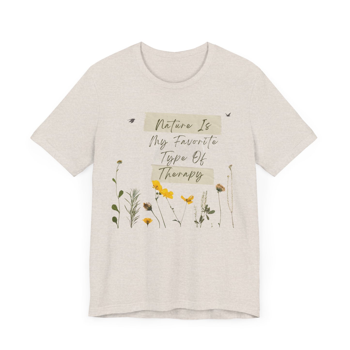 SLH Unisex "Nature Is Therapy" Short Sleeve Tee