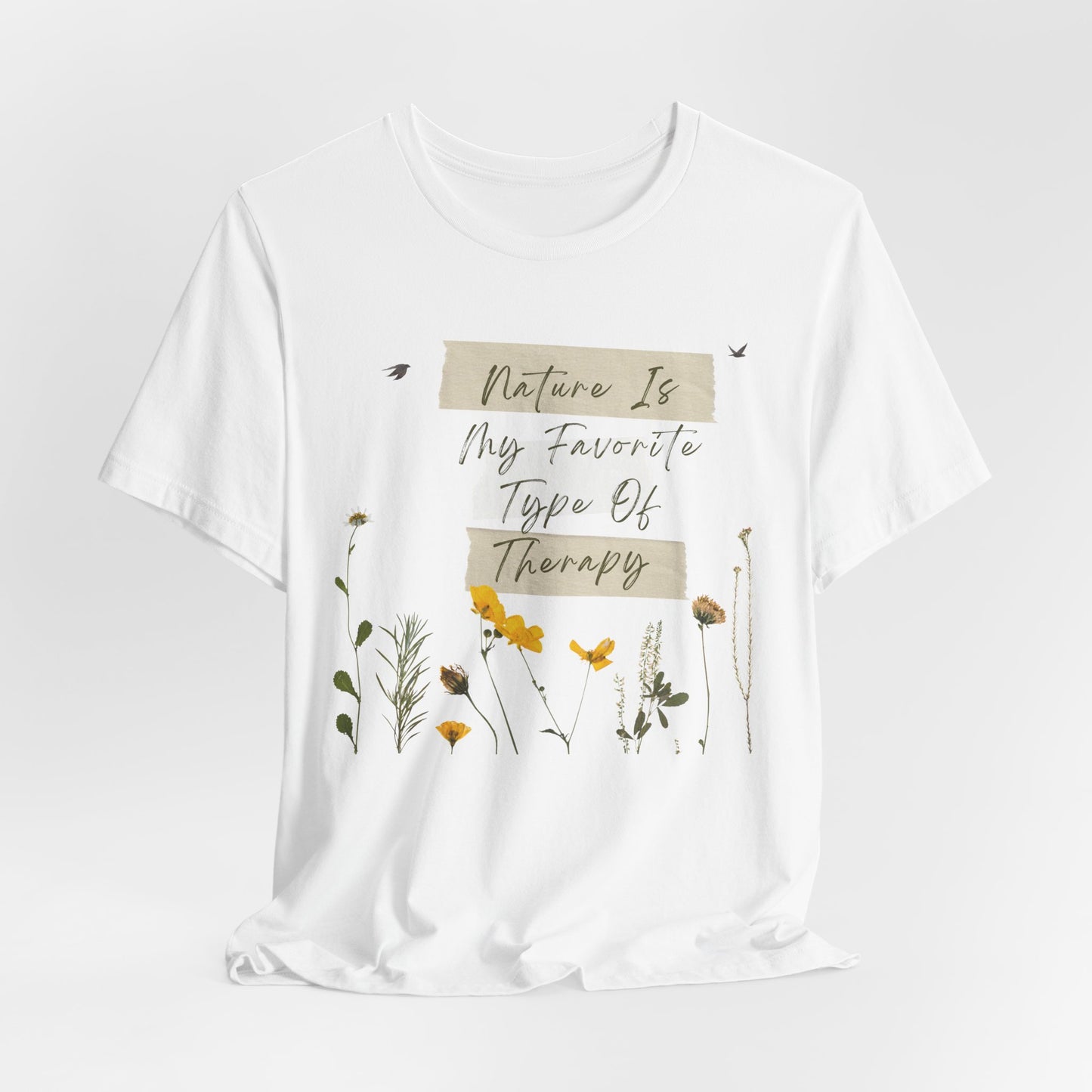 SLH Unisex "Nature Is Therapy" Short Sleeve Tee