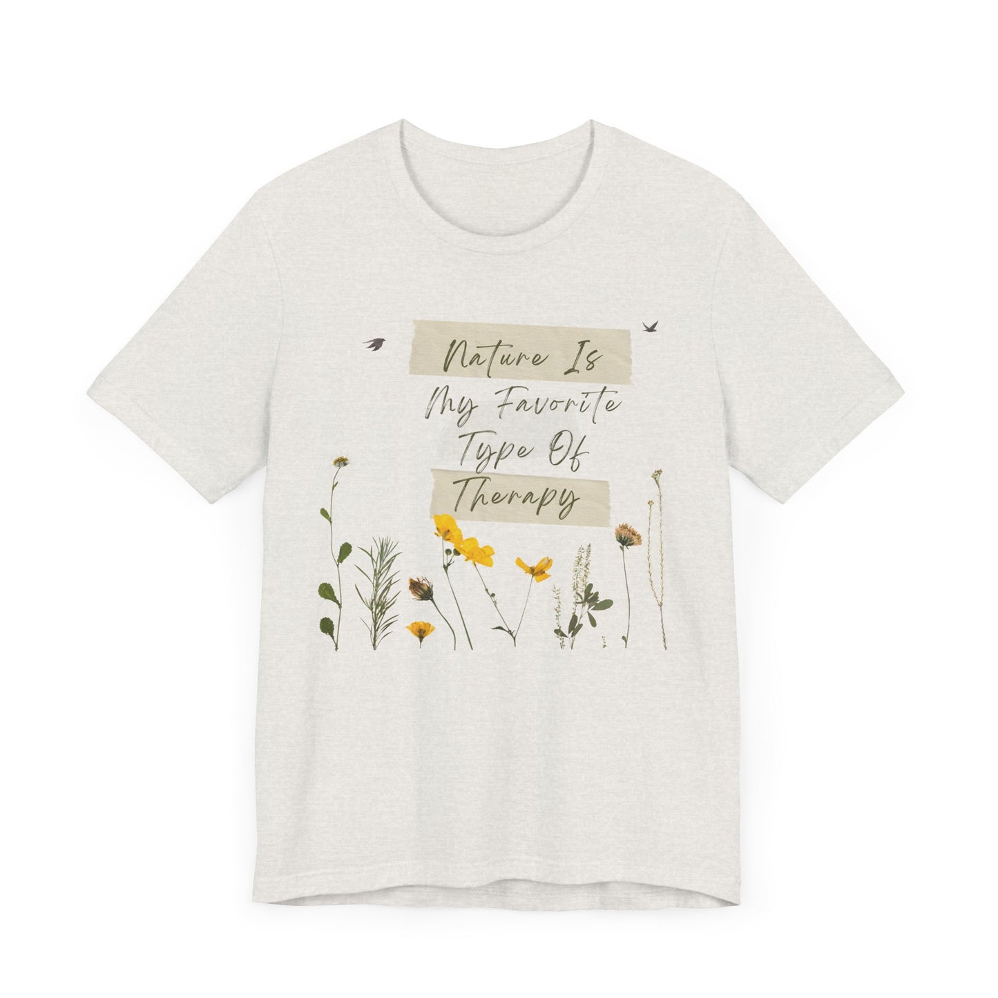 SLH Unisex "Nature Is Therapy" Short Sleeve Tee